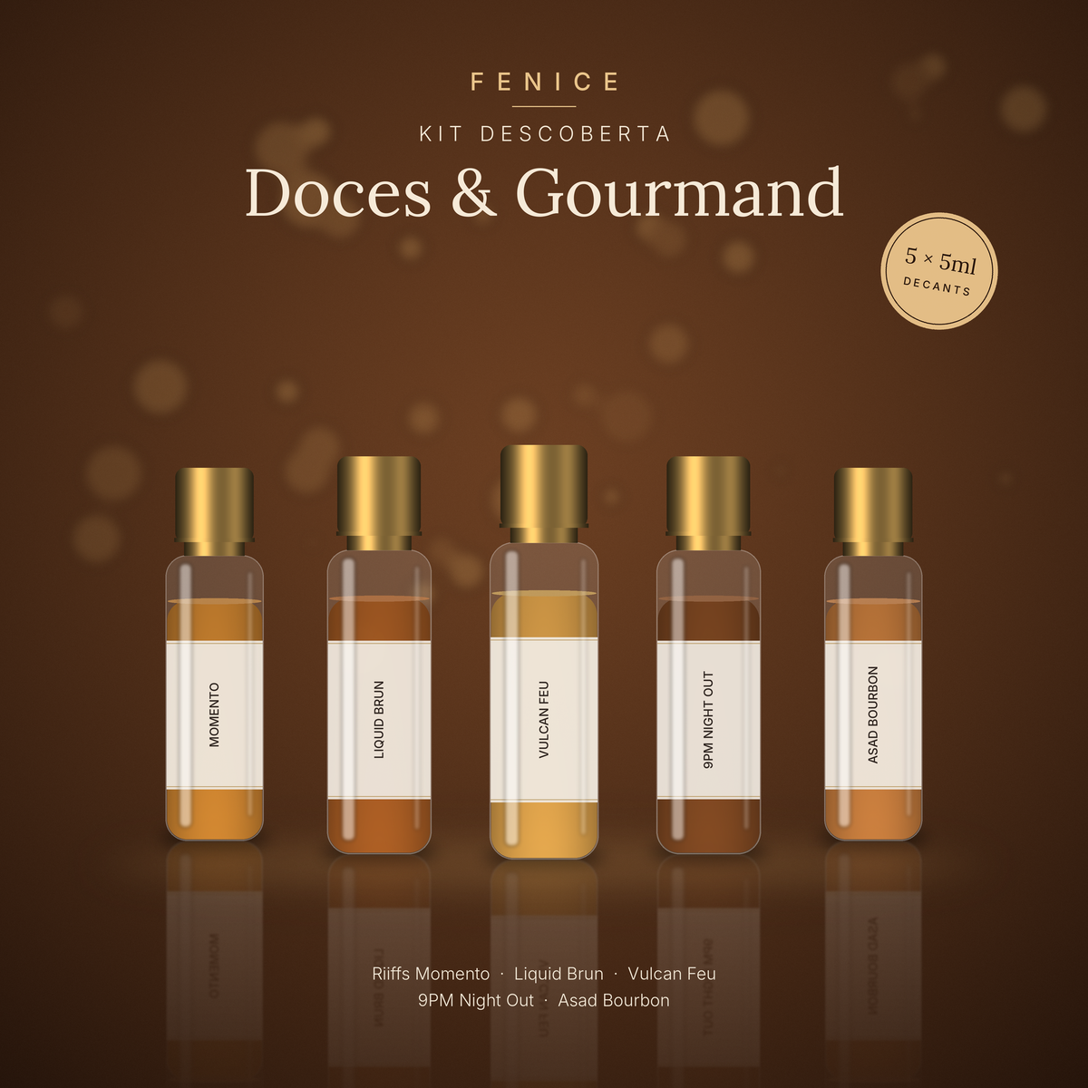 KIT DESCOBERTA DOCES & GOURMAND (5 x 5ML)
